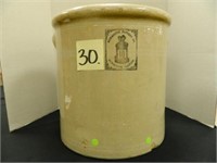 Monmouth Pottery Two Men In A Crock 10 Gal. Crock-