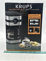 Krups 10 Cup Filter Coffee Maker
