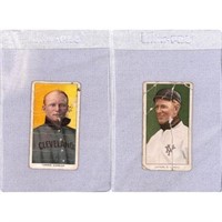 (2) 1909-11 T206 Cards Low Grade