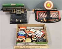 Tin Toy Typewriters incl American Flyer