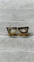 Signed Kate Spade New York Cat Eye Glasses Ring Si