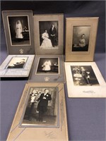 7- AWESOME ANTIQUE PHOTOS IN JACKETS.  4X6 INCHES