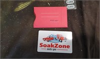 $25 Soak Zone Gift Card, & XL Walleye T-Shirt