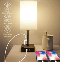 COZIO USB BEDSIDE LAMP WITH  3 CHARGING POINTS