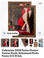 Calenzana 12X18 Poster Picture Frames Rustic 2-Pac