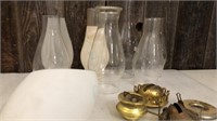 Hurricane Lamp Shades & Oil Lamp Tops