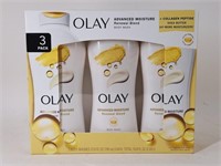 NEW 3 Pk Olay Advanced Moisture Body Wash