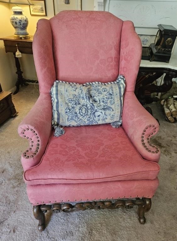 Upholstered side chair