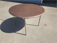 Cosco 40" round folding table.