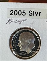 2005 Silver Roosevelt Proof Dime