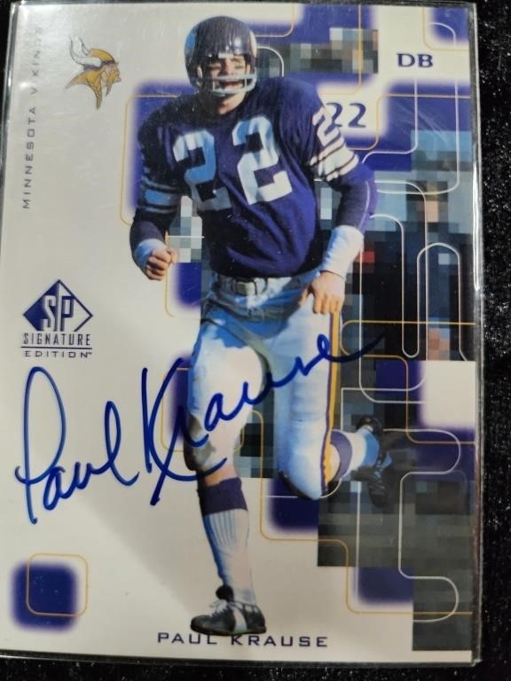 1999 UDA SP Signature Edition Paul Krause #PK