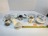 Large Lot of Vtg Porcelain & Glass Items