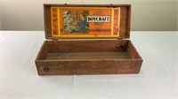 Boycraft wooden toy tool box