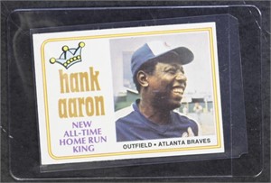 1974 Topps Hank Aaron New All-Time Home Run King c