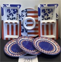 American flag / Americana platters / plates