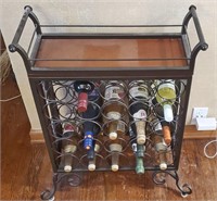 Wrought Iron Wine Bottle RACK ONLY