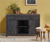 ICE ARMOR 47 W Sideboard Black Oak Finish