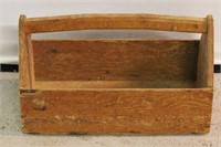 Vintage Wood Carpenter's Tool Box 18"l x 11"h
