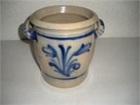 Vintage German Stoneware Cannister  8 inches tall