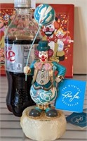 RON LEE CLOWN FIGURINE NUMBERED AND SIGNED