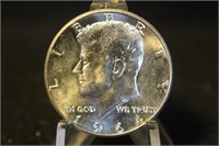 1964 Uncirculated Kennedy Silver Half Dollar