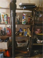 CONTENTS of Storage Shelf (cleaning supplies,