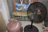 USED FLOOR FAN AND ROOF VENT