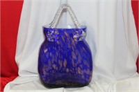 An Artglass Basket