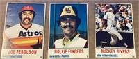 3 1978 Hostess Baseball- Rivers, Fingers, Ferguson