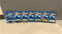 7 miscellaneous hot wheels from 2008 new on