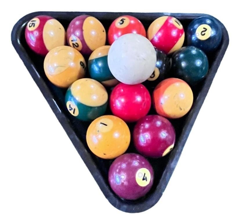 Complete Set of Pool Balls