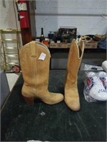 Leather sz 6 1/2 cowboy boots