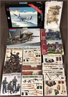 Military model kits lot