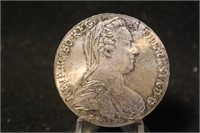 1780 Silver Thaler Coin