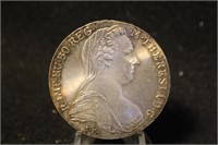 1780 Silver Thaler Coin