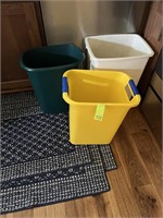 3 Kitchen Size Trash Cans