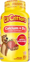 Lil Critters Calcium + D3  150 Gummies