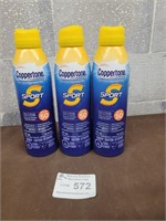 3x Coppertone sport spf 50