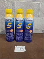 3x Coppertone sport spf 50