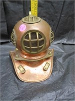 Vintage Divers Helmet Replica 7" x 7&1/2"