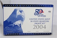 2004S US Mint Proof Quarter Set
