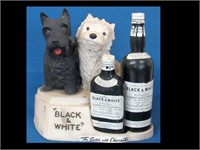 BLACK & WHITE SCOTCH COUNTER DISPLAY