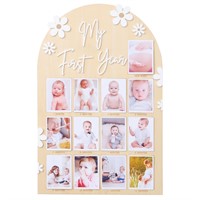 WAWUO 1st First Year Photo Board, 12 Month Picture