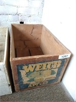 Welch Apple Shipping Crate