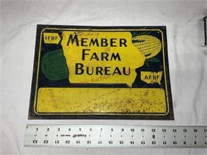 Metal Member Farm Bureau sign