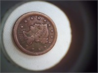 1854 large penny