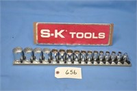 SK USA 1/2", 12 pt sockets from 3/8" to 1 1/4"