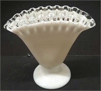 Fenton Silvercrest Fan Vase