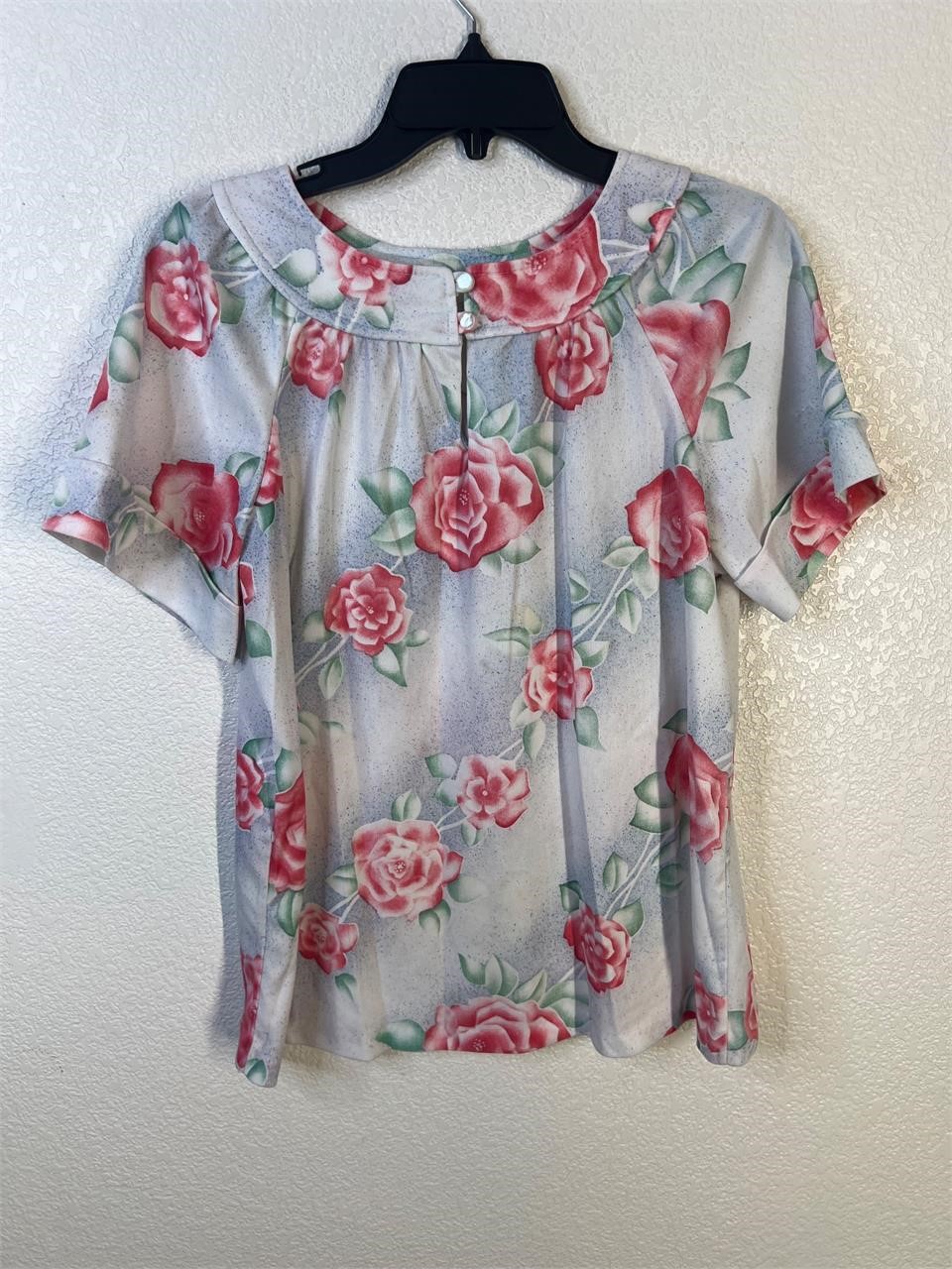 Vintage 70s Femme Rose Top Shirt