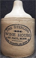 The Sterling Wine House St. Paul, MN Red Wing Jug